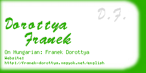 dorottya franek business card